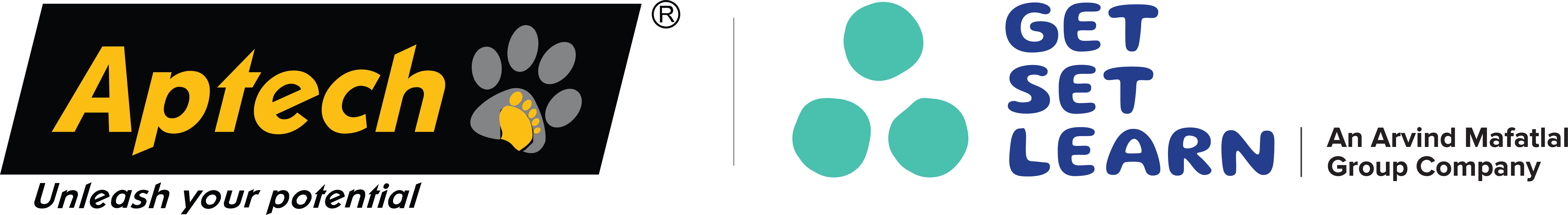 Aptech and Get Set Learn logo lockup marking the AI filmmaking partnership