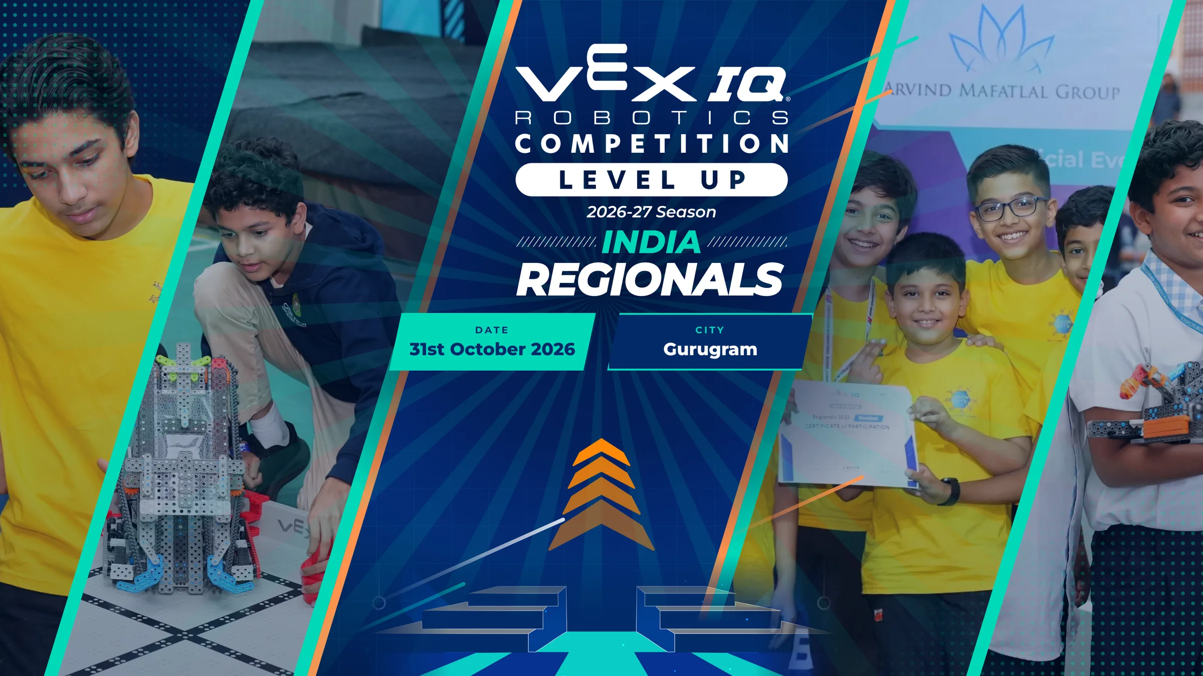 VEX IQ Robotics Competition Level Up 2026-27 season India Regionals, 31st October 2026, Gurugram
